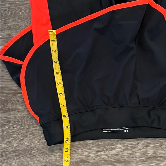 Under Armour Black and Red Athletic Shorts - Picture 5 of 6